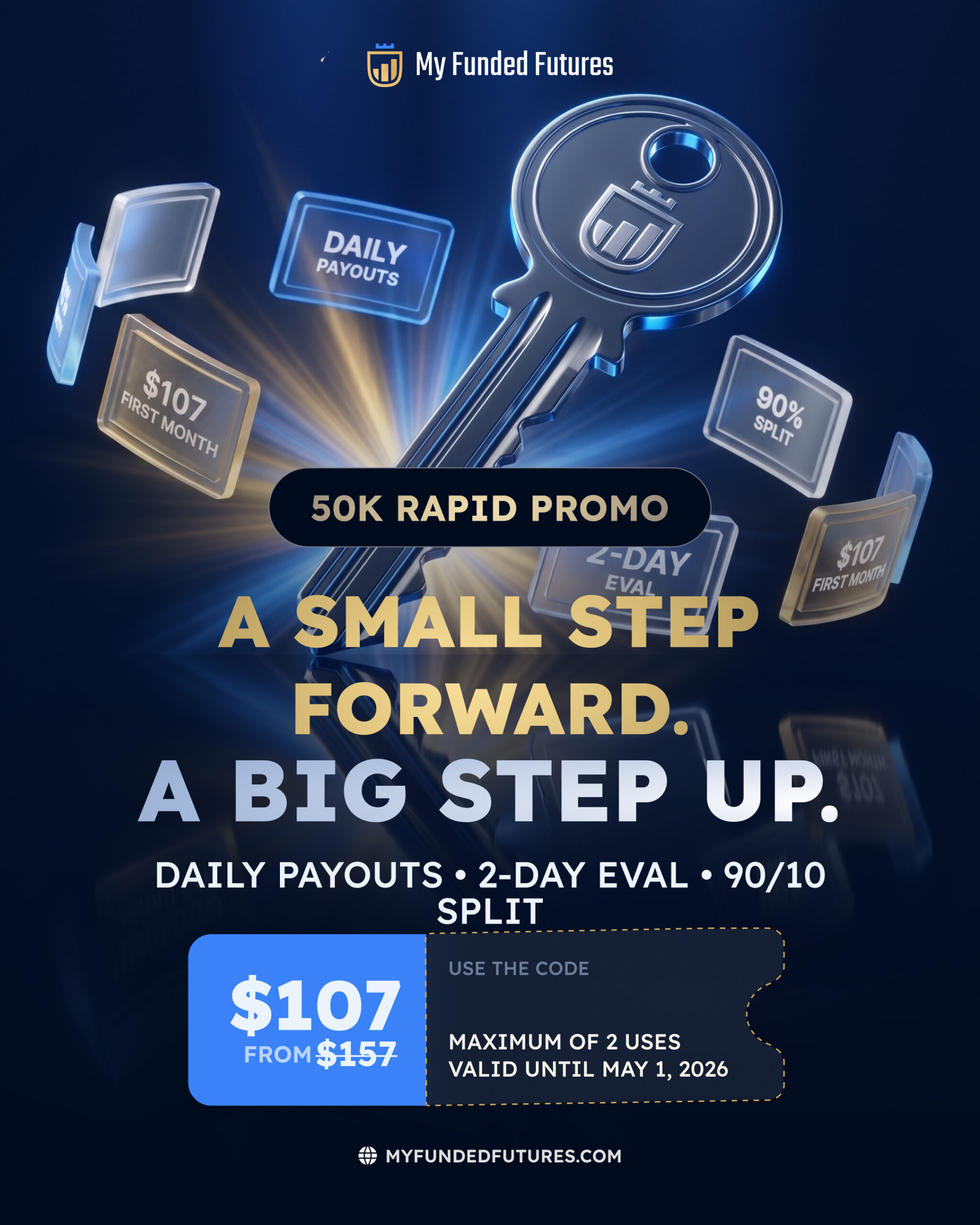MFFU 50K Rapid Promo Banner