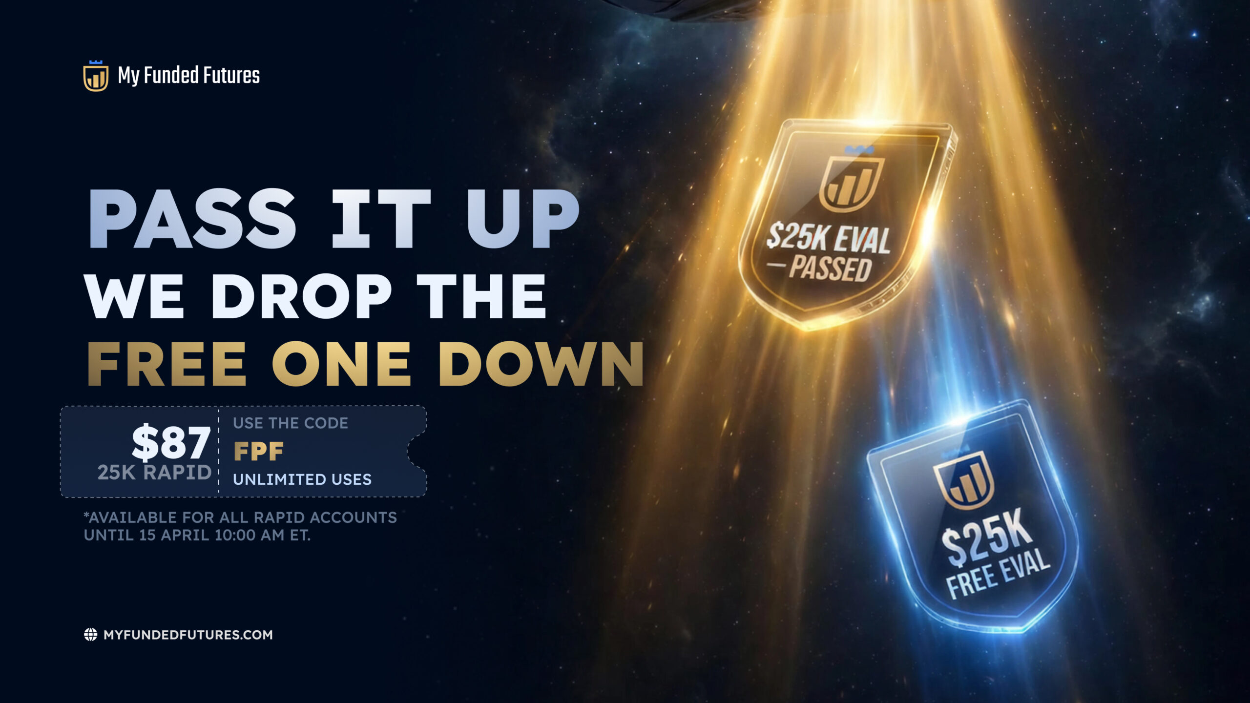 MFFU POGO 24-Hour Flash Sale Banner