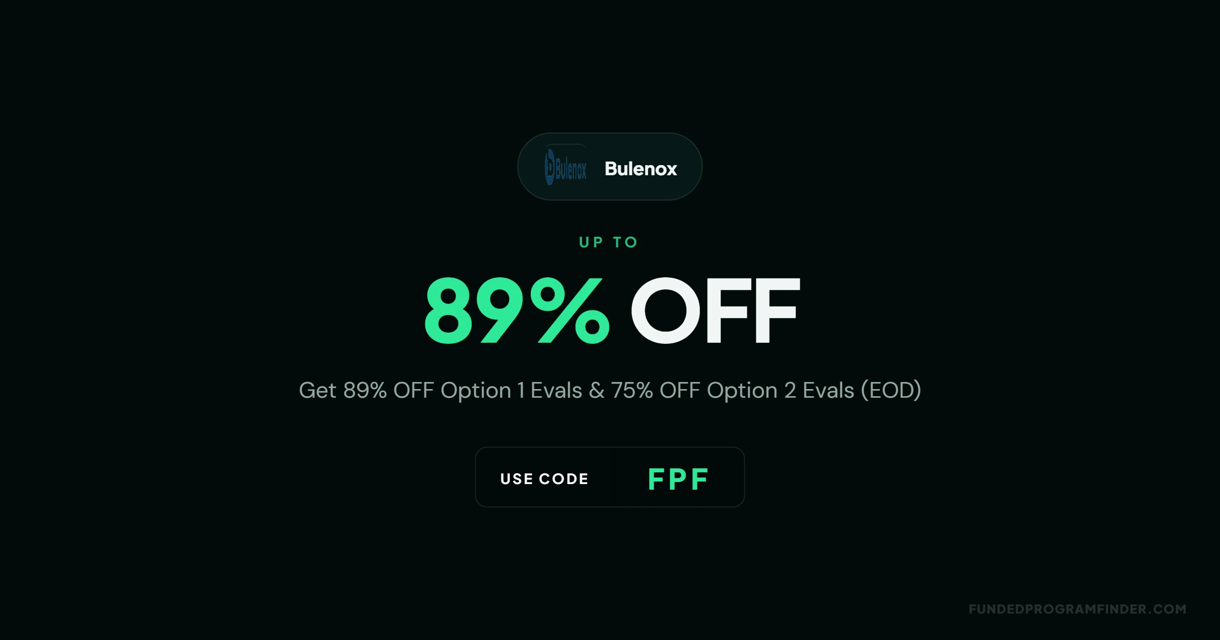 Bulenox May Sale