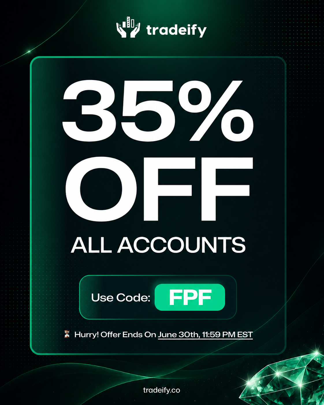 Tradeify June Sale Promo