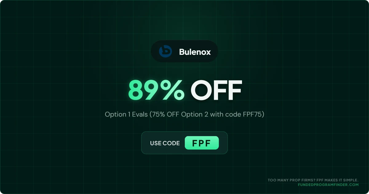 Bulenox Sale Promotion