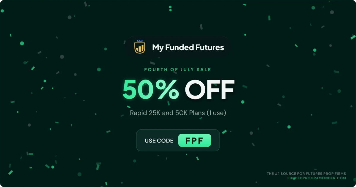 MyFundedFutures 50% OFF Sale